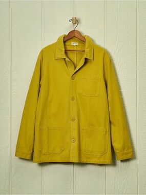 QUAKER MARINE SUPPLY Co French Workman’s Jacket in Squash Herringbone